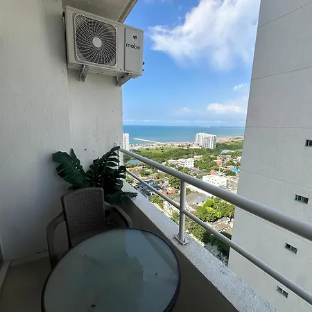 Apartment De 3 Con Vista Al Mar Cartagena